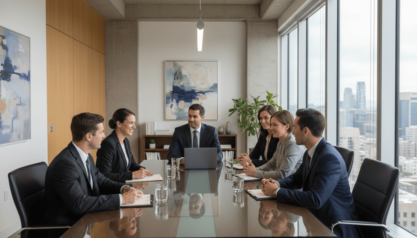 Professional coach and legal professional in consultation during a resilience coaching session